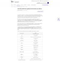 Vignette screenshot Liste officielle des PDP sous réserve